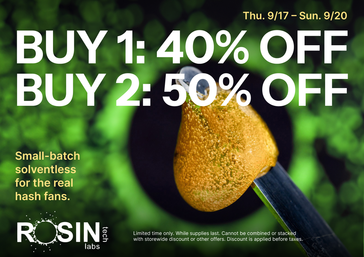 50% Off Rosin Tech Labs