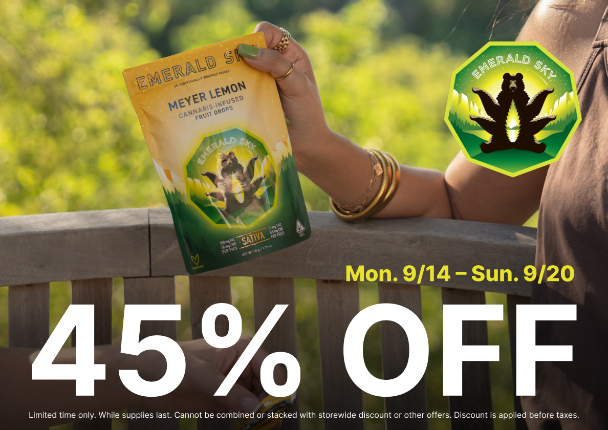 45% Off Emerald Sky