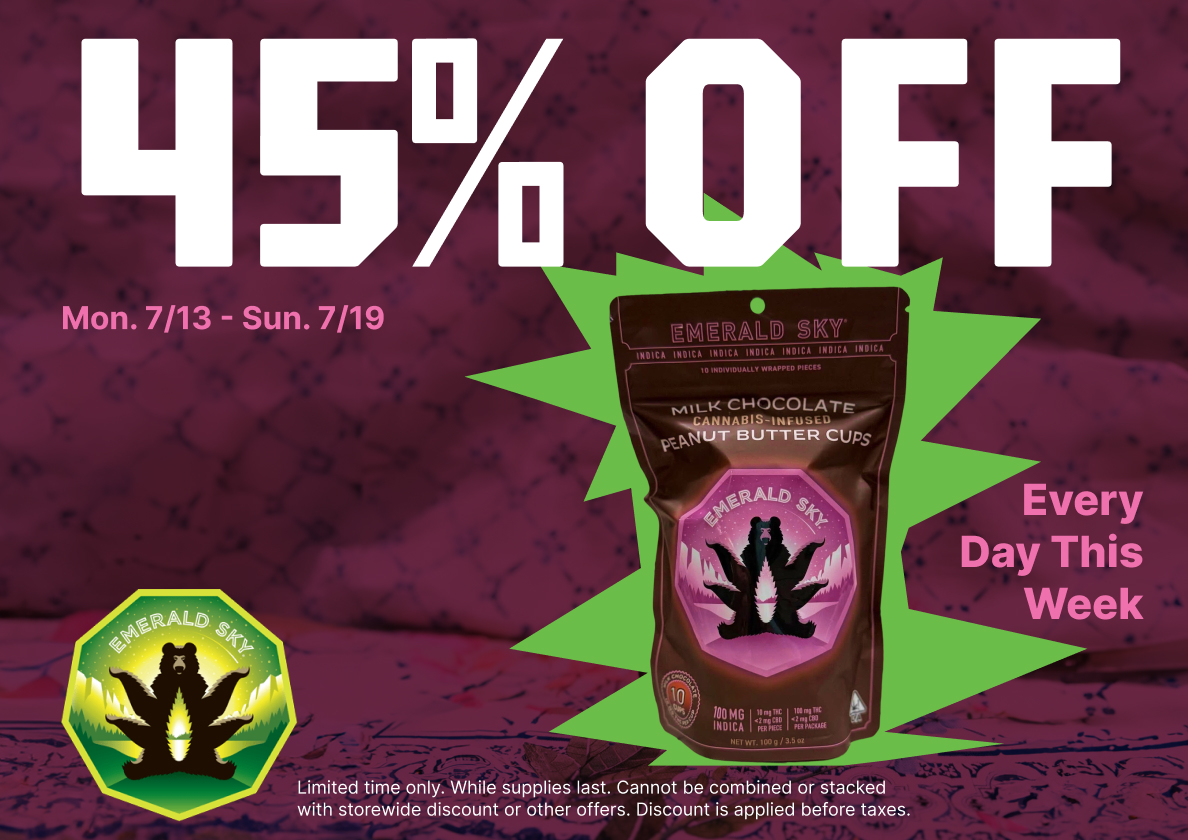 45% Off Emerald Sky