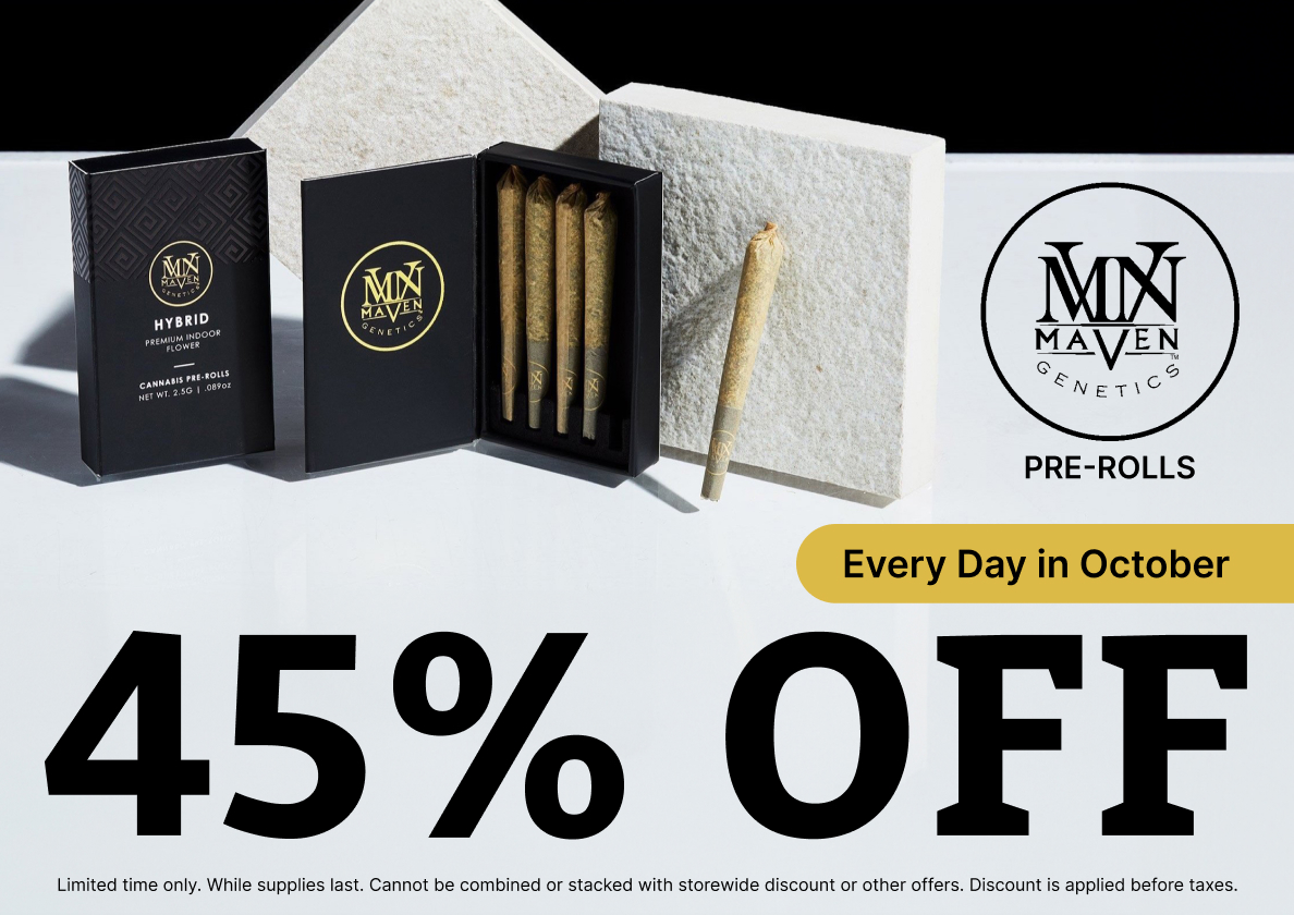 45% Off Maven Pre-Rolls