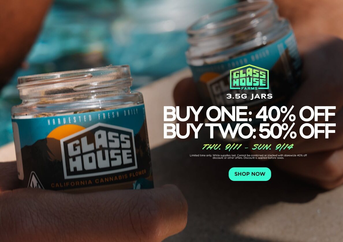 50% Off Glass House Farms Jars