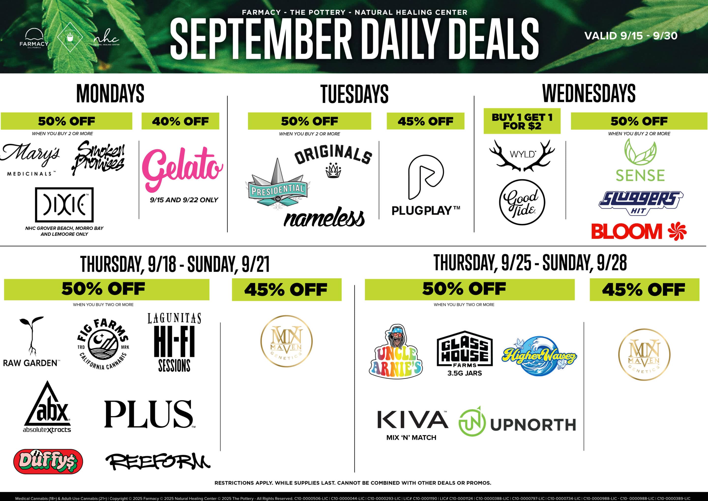2 Weeks of Promos