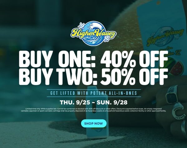50% Off Higher Wavez