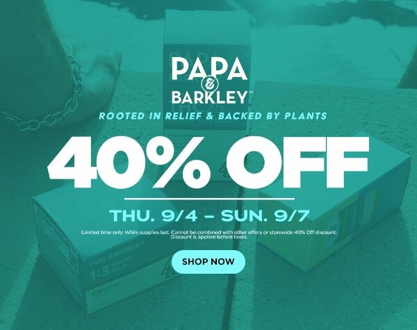 40% Off Papa & Barkley