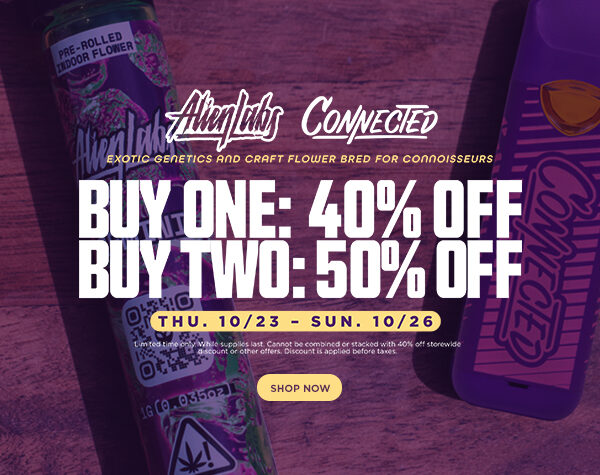 50% Off Connected & Alien Labs