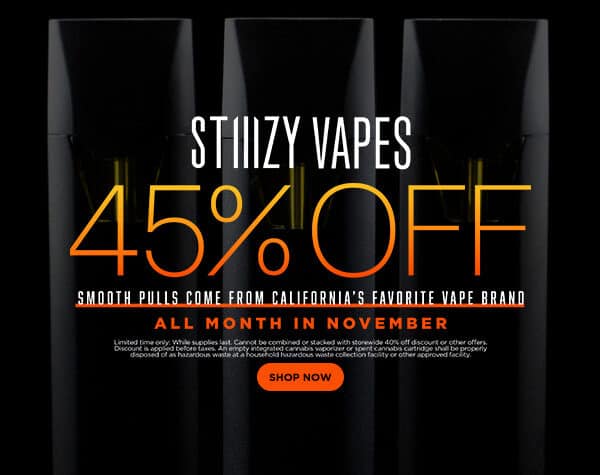 45% Off STIIIZY Vapes