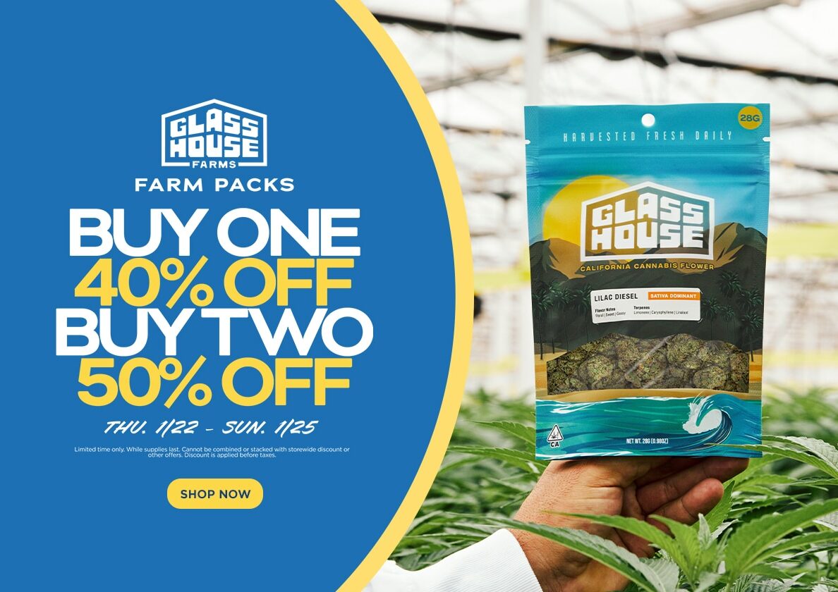 50% Off Glass House Farms Farm Packs