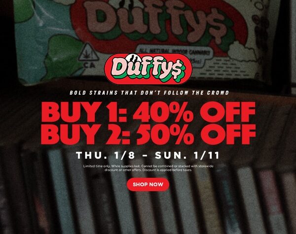 50% Off Duffy$