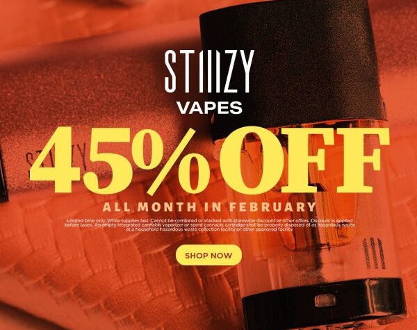 45% Off STIIIZY Vapes