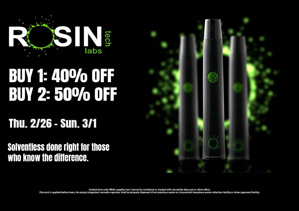 50% Off Rosin Tech Labs