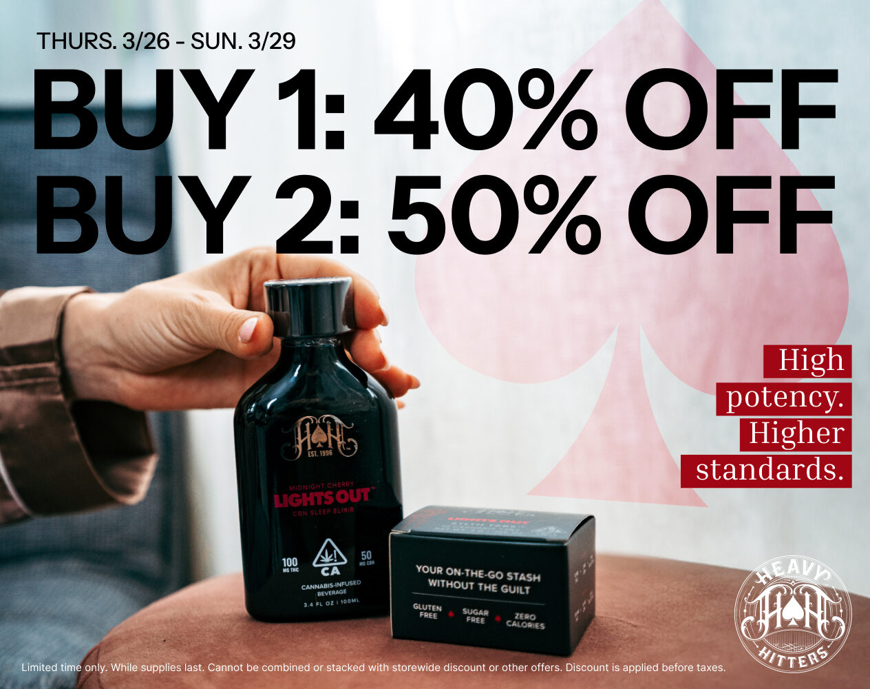 50% Off Heavy Hitters
