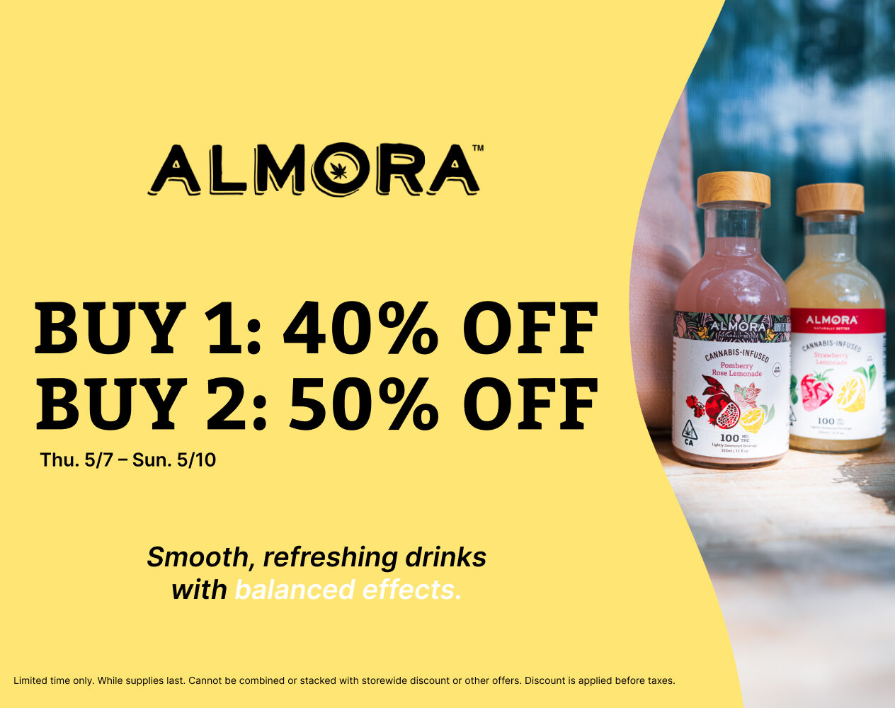 50% Off Almora Beverages