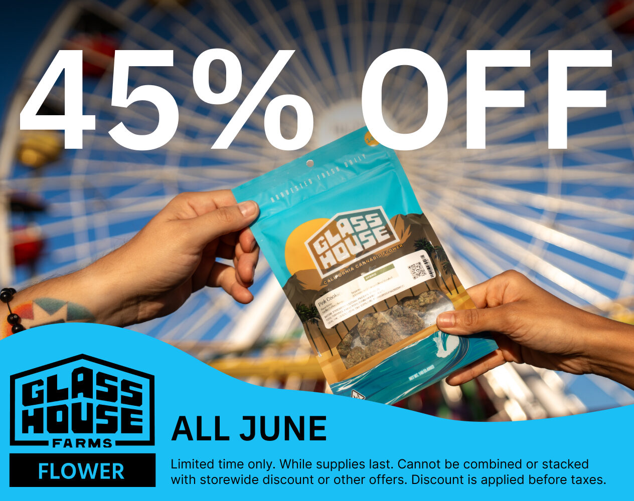 45% Off Glass House Farms Flower