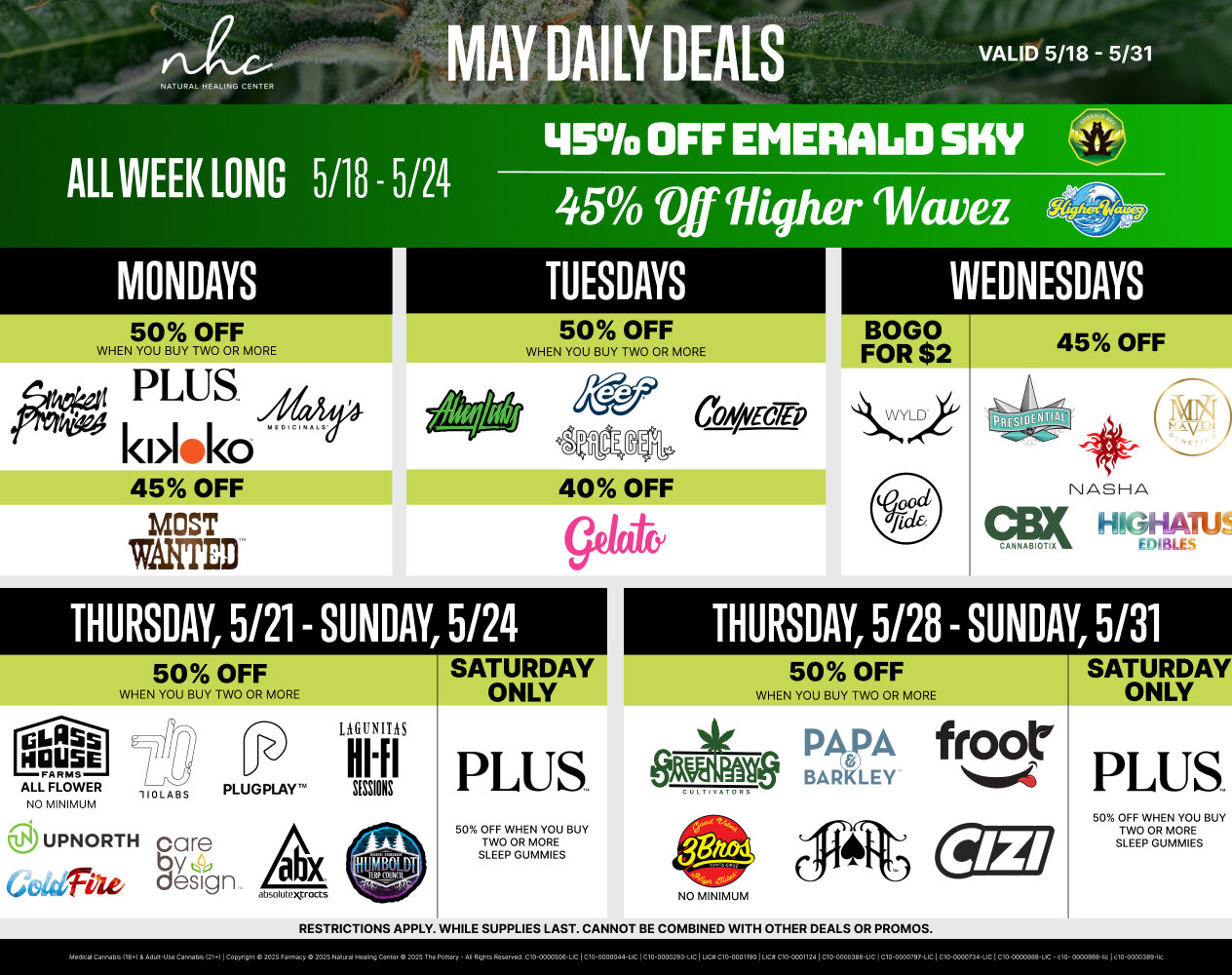 2 Weeks of Promos