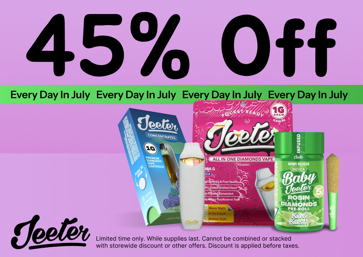 45% Off Jeeter