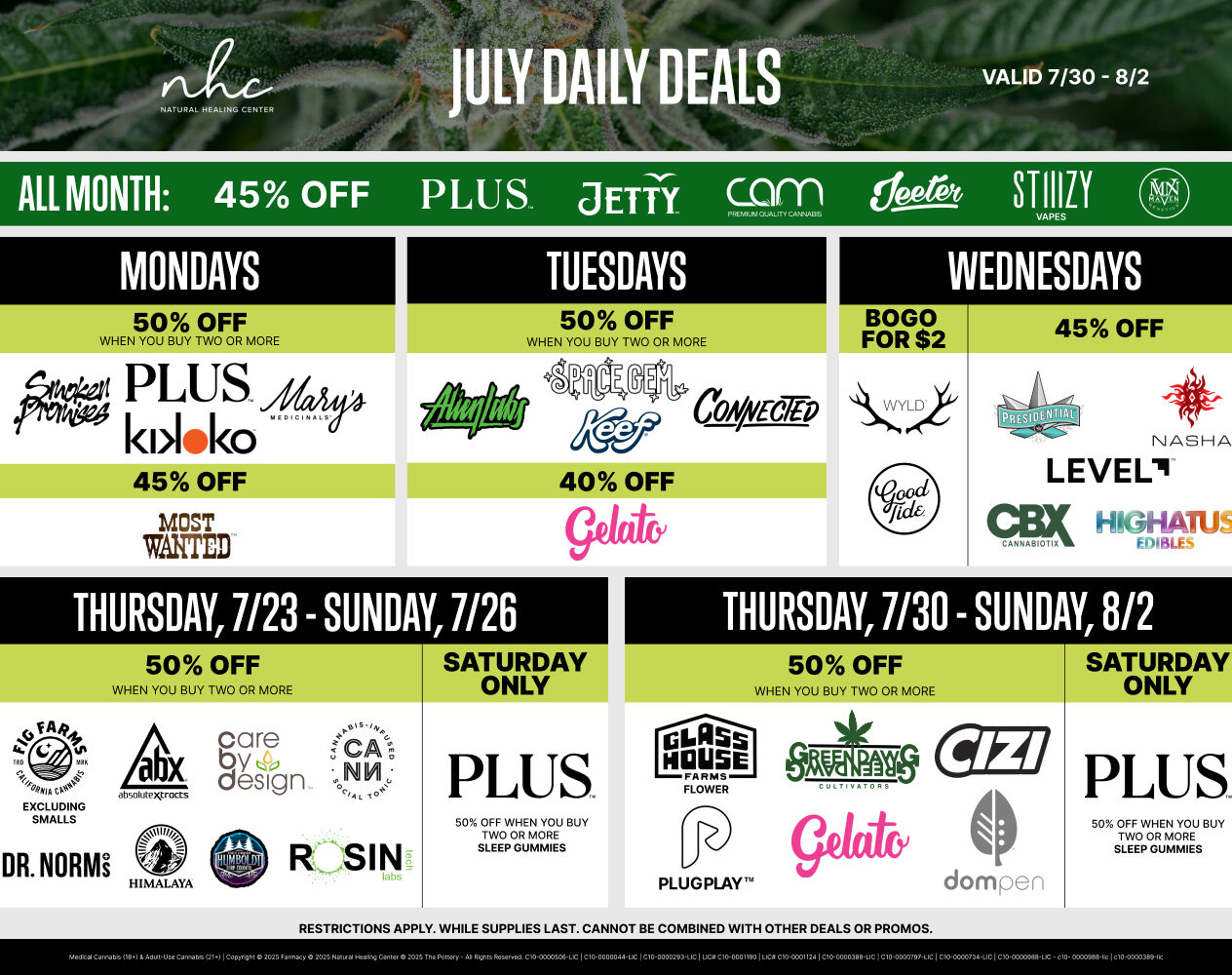 2 Weeks of Promos