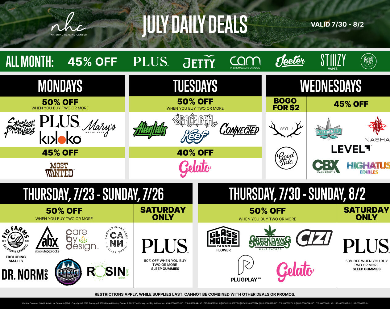 2 Weeks of Promos