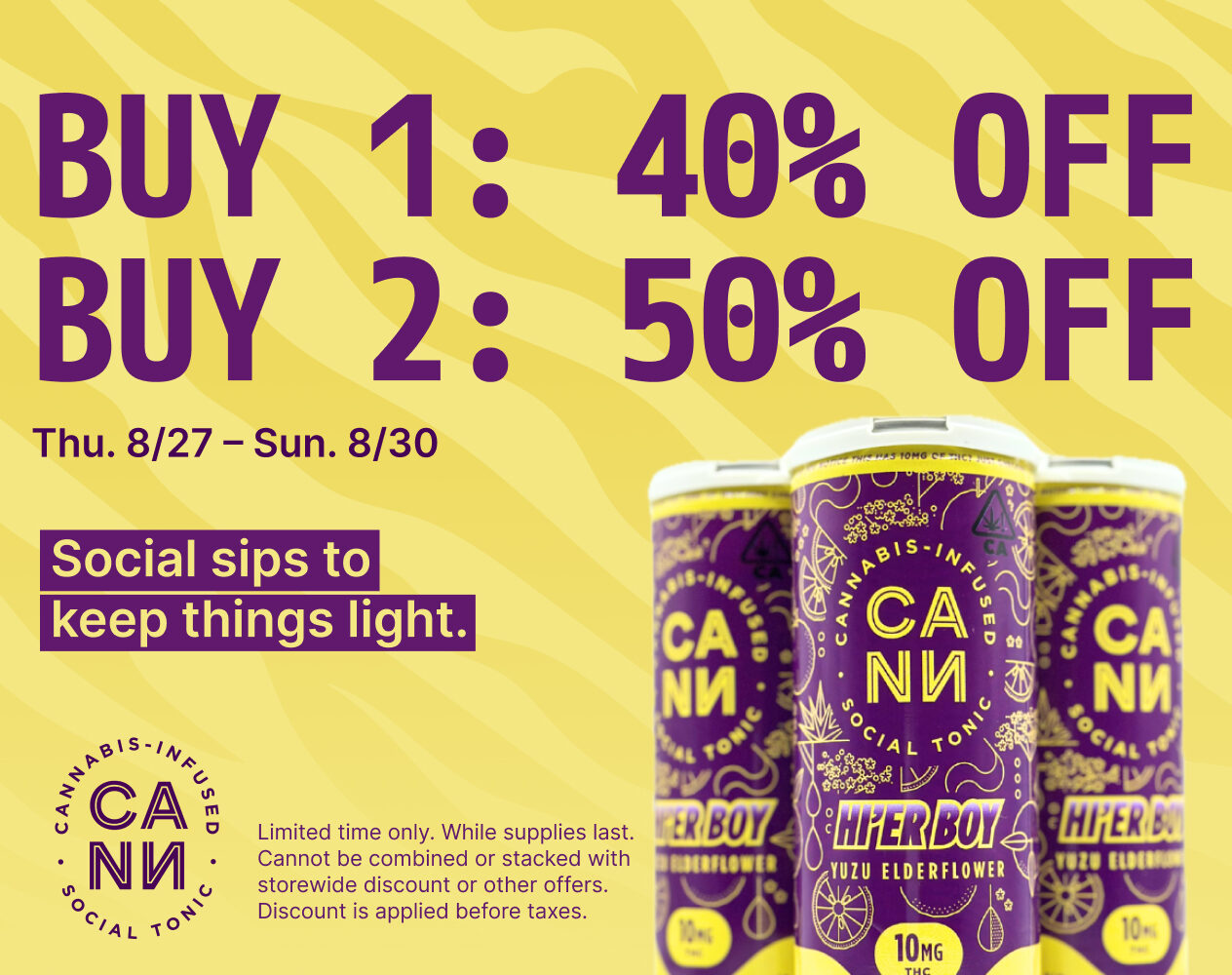 50% Off CANN