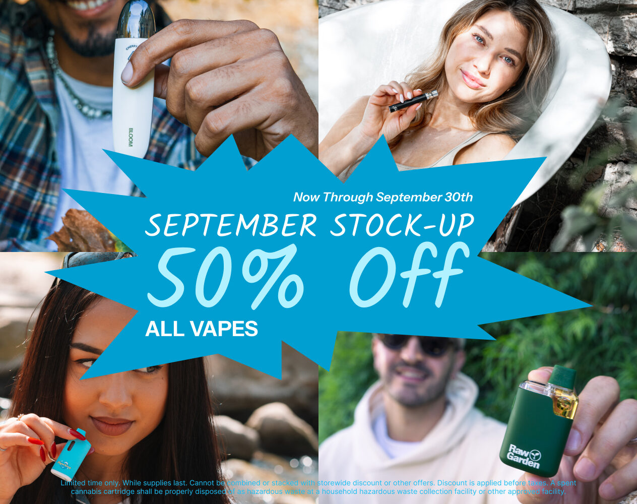 50% Off All Vapes