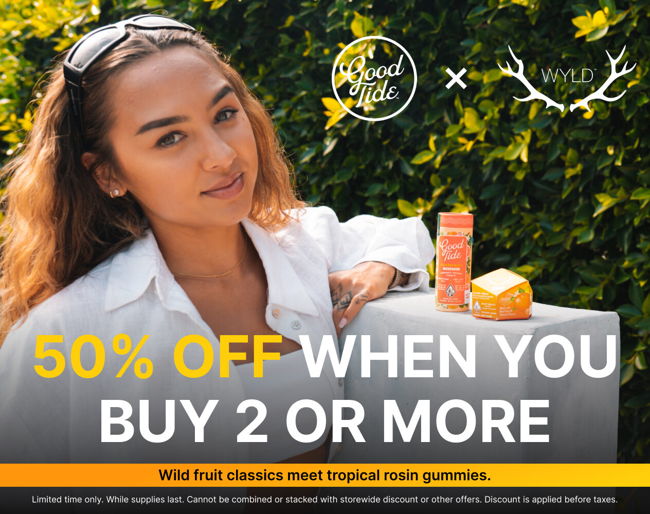 50%  Off Wyld & GoodTide