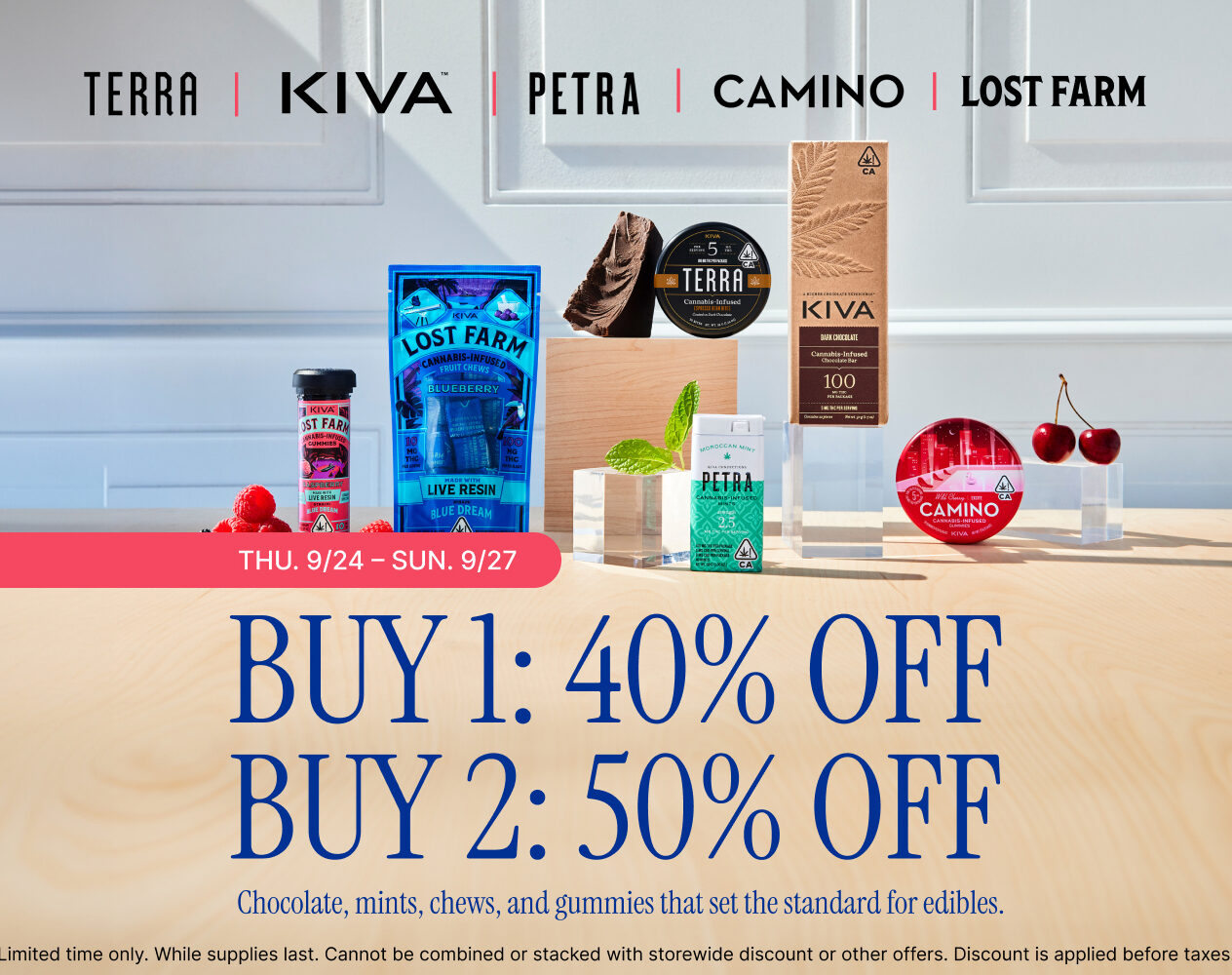 50% Off KIVA Brands