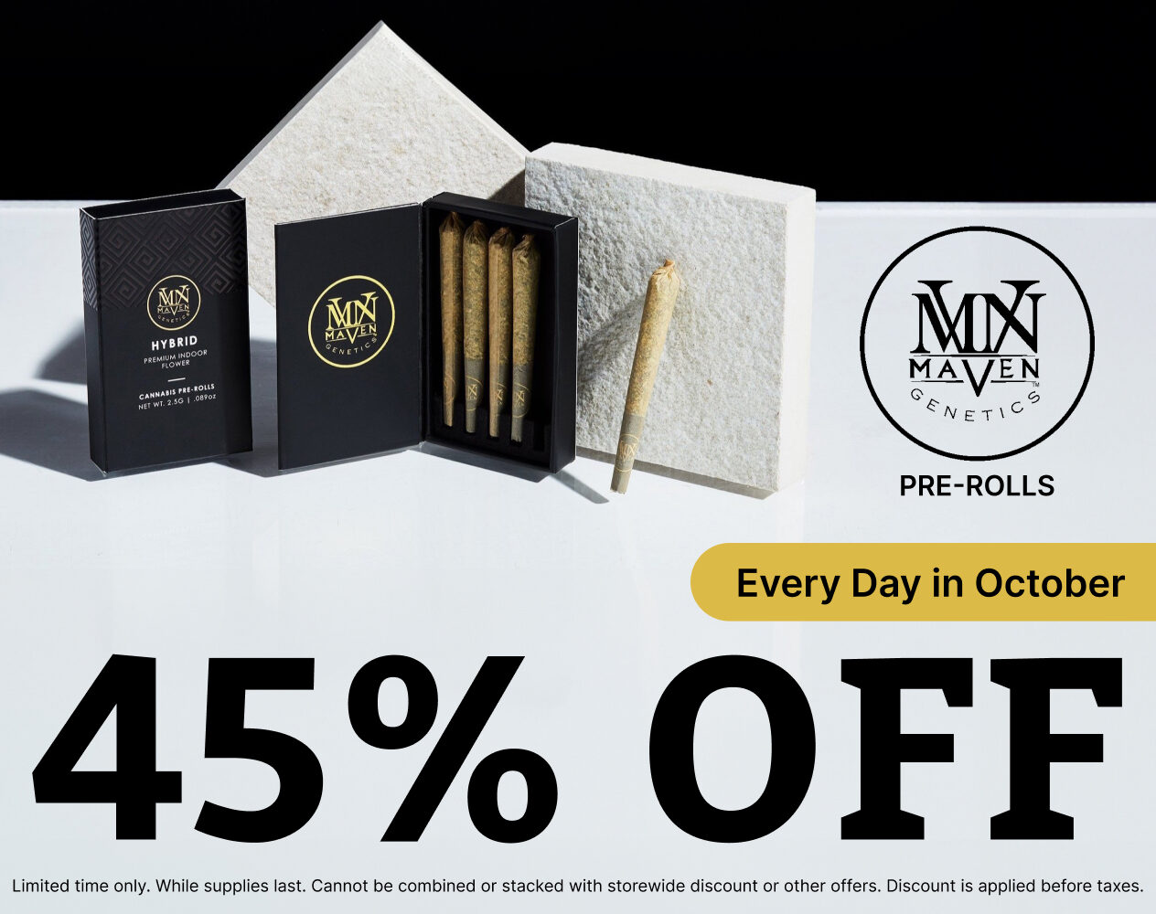 45% Off Maven Pre-Rolls
