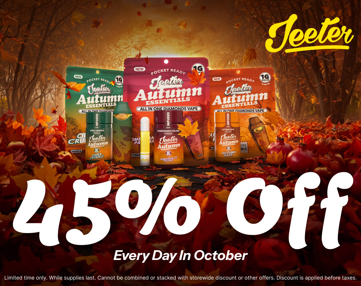 45% Off Jeeter