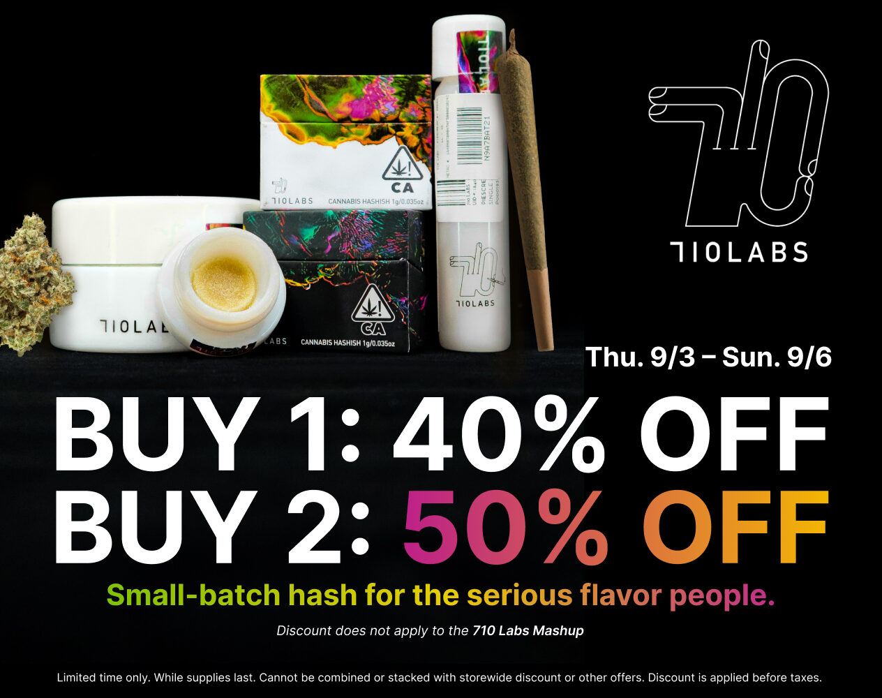 50% Off 710 Labs