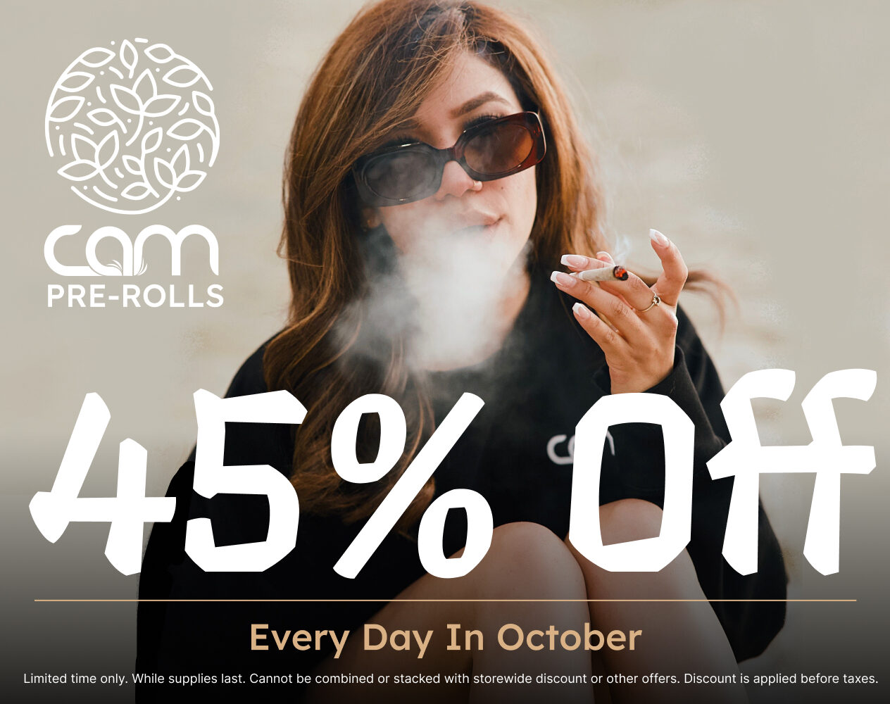 45% Off Cam Pre-rolls