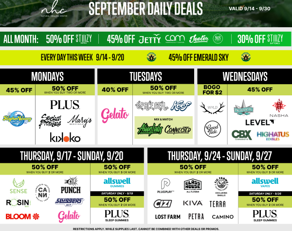 2 Weeks of Promos